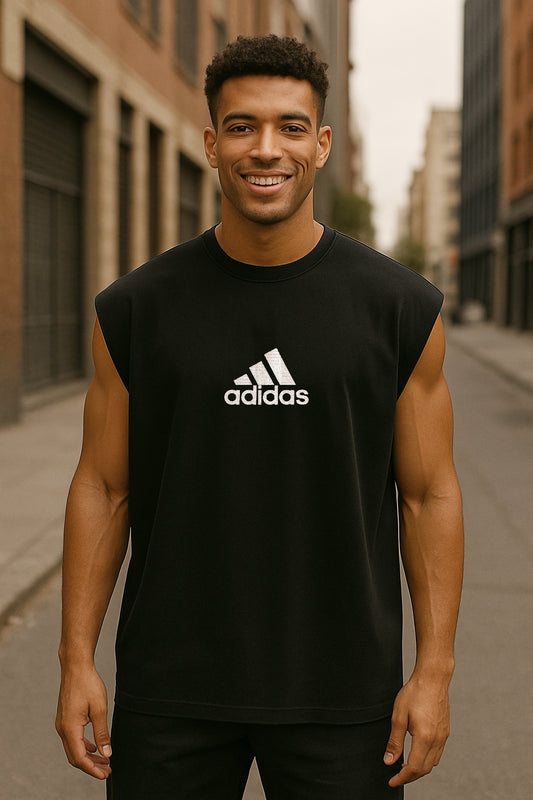 Musculosa Oversized ADI Streieifen Loop