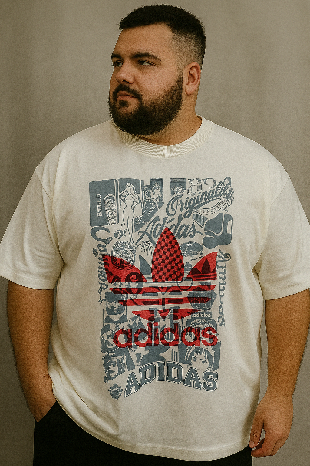 Remera Plus Size ADI Retro Roots