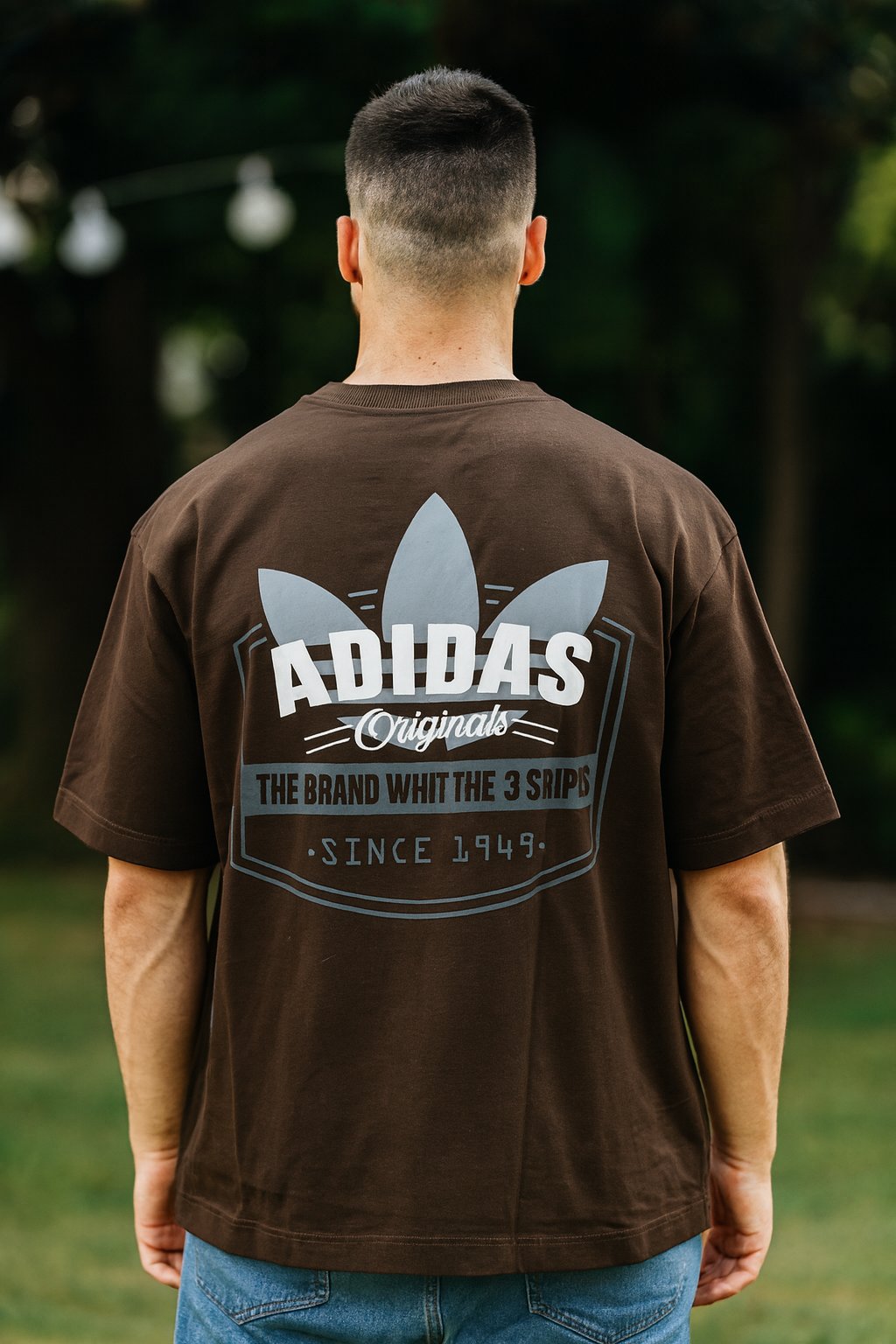 Remera Oversized ADI Trefoil Legacy