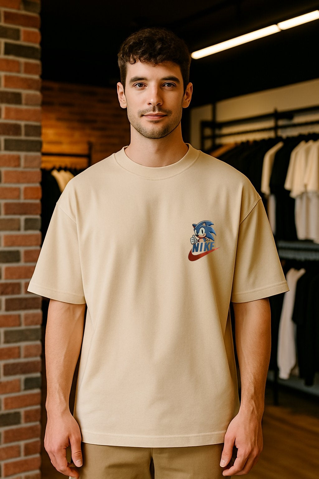 Remera Oversized NK Speed Check