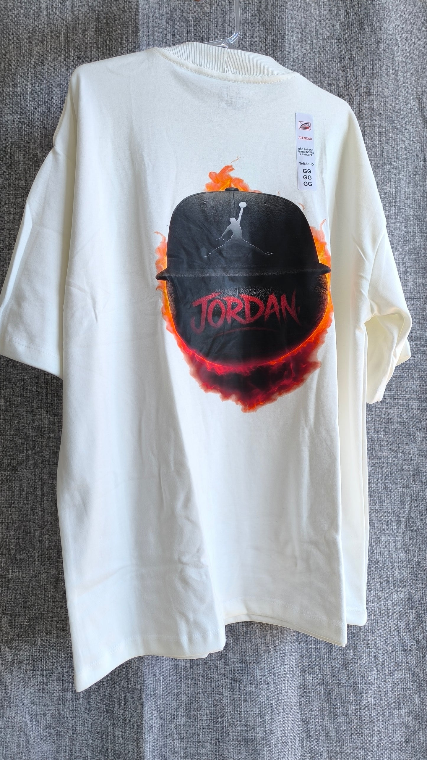 Remera Oversized JDN Fire Cap