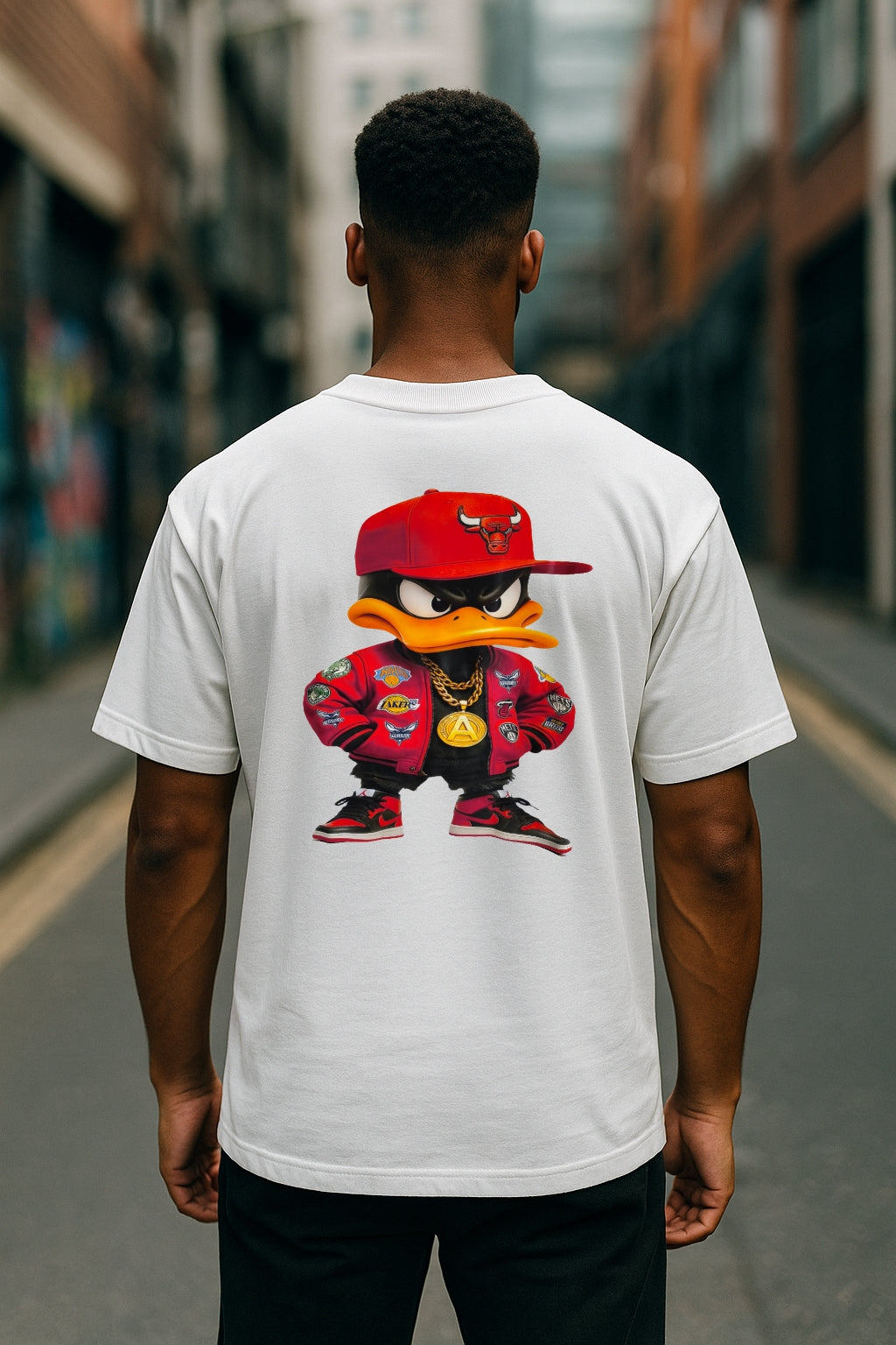 Remera Oversized BULLS Swag Duck