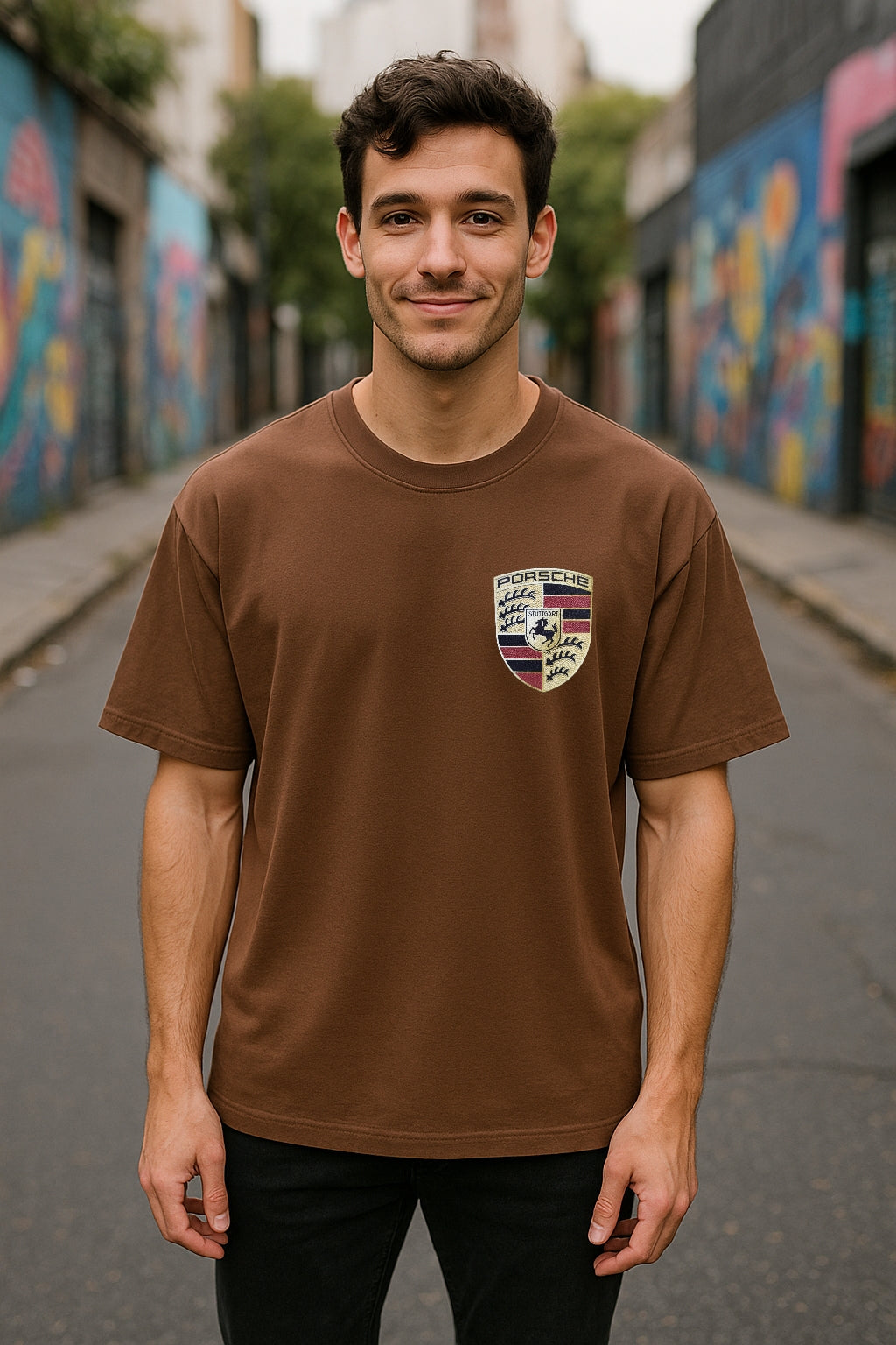 Remera Oversized Porsche 911