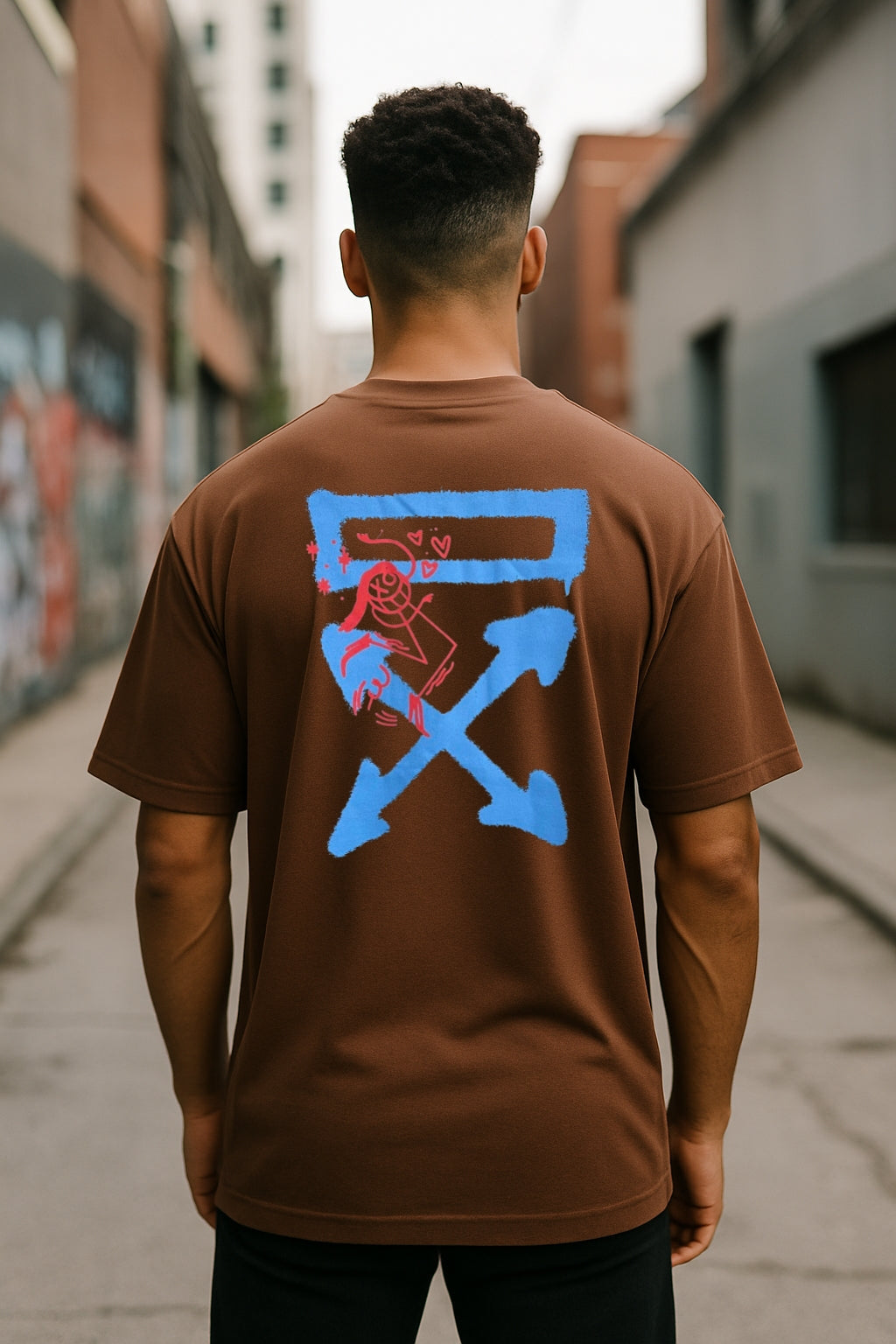 Remera Oversized OW Urban Sketch