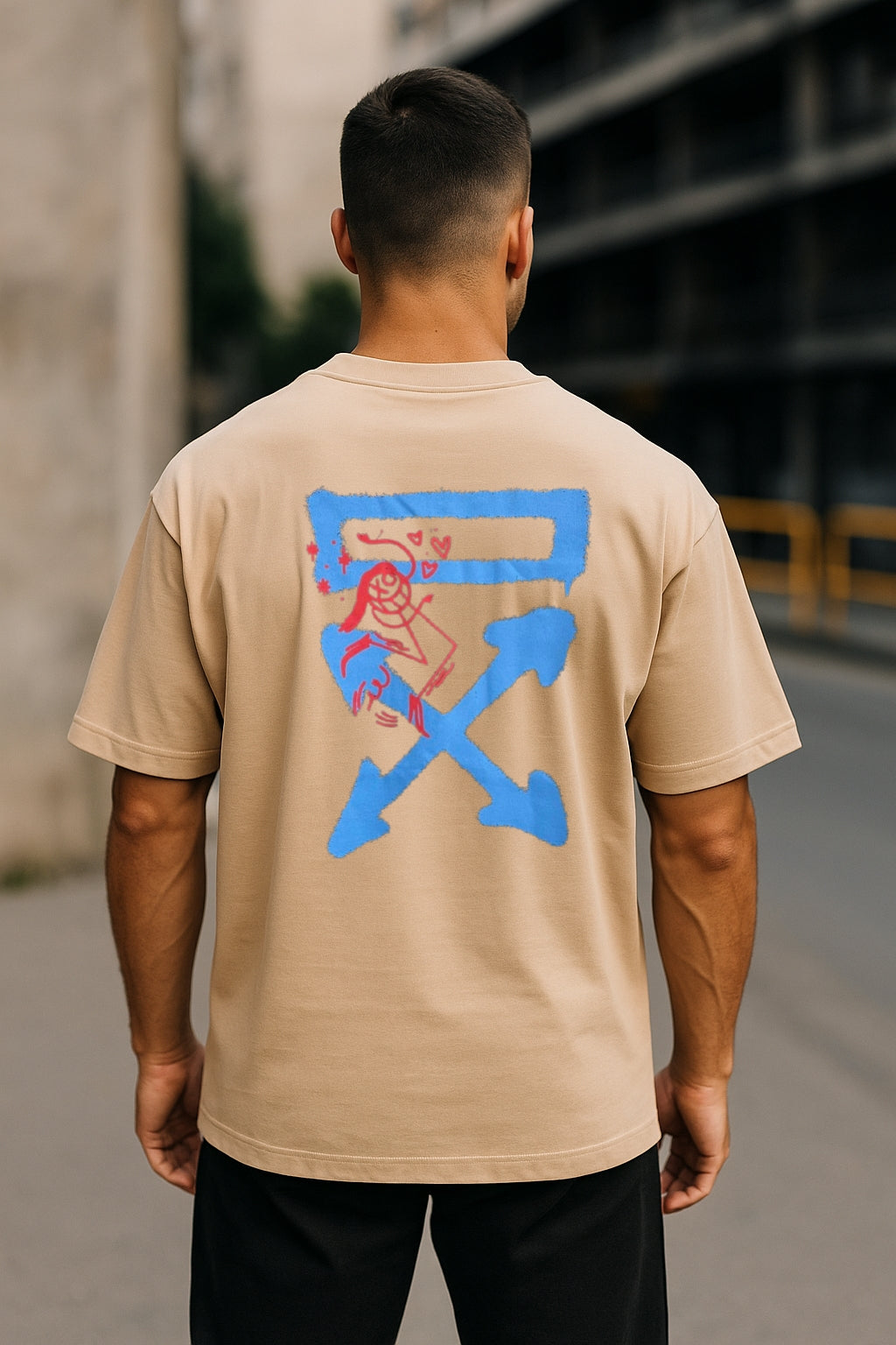 Remera Oversized OW Urban Sketch