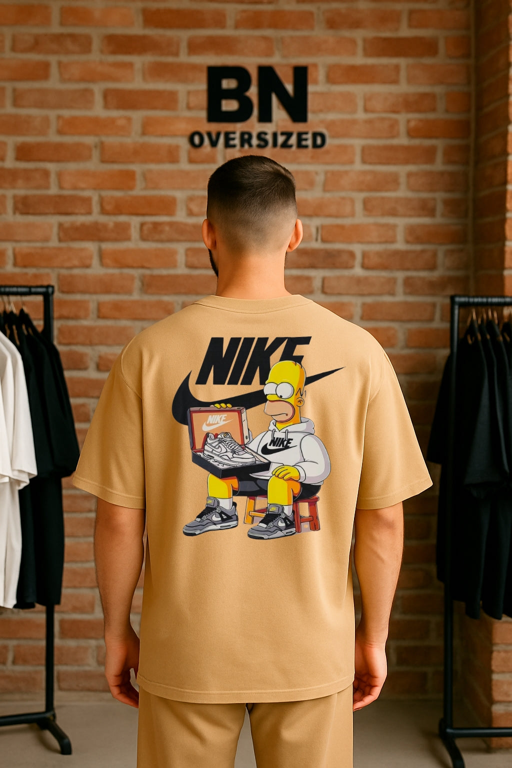 Remera Oversized NK Donuts Kicks