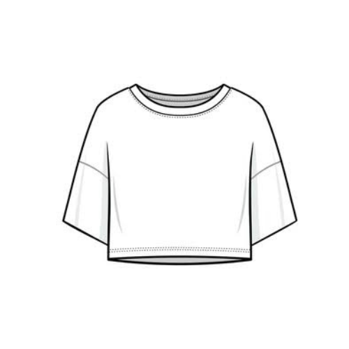 Cropped Oversized