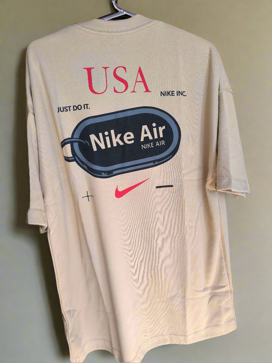 Remera Oversized NK Air Heritage USA