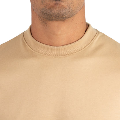 Remera Oversized lisa Beige