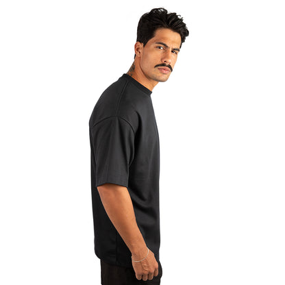 Remera Oversized lisa Negra