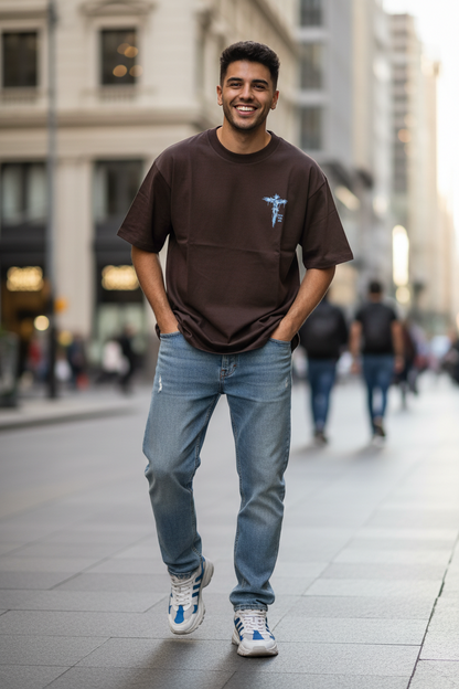 Remera Oversized Faith Over Fear