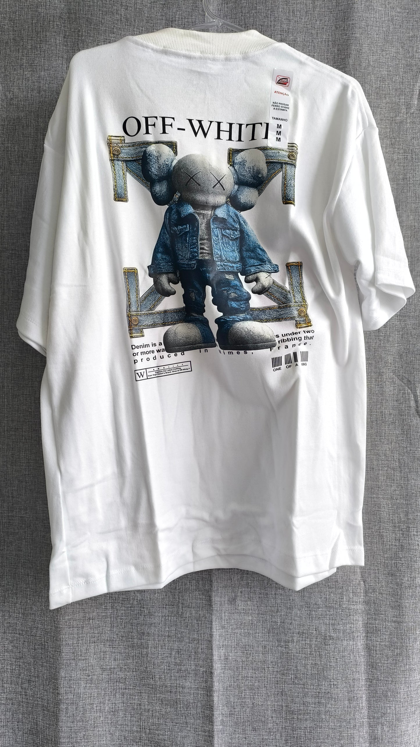 Remera Oversized OFWHT Jean's Bear