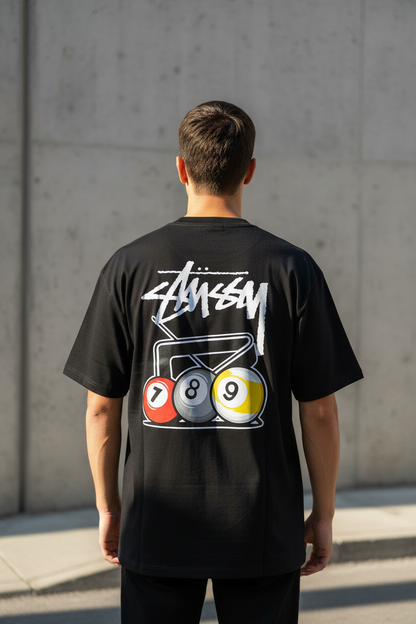 Remera Oversized STSSY Rack 'em up