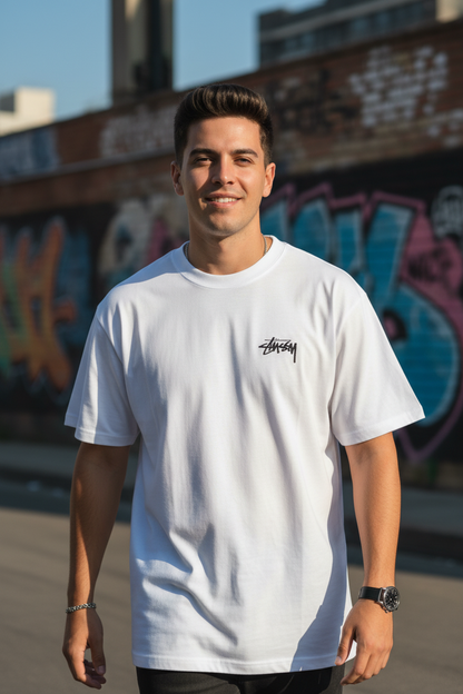 Remera Oversized STSSY BlackJack