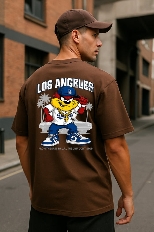 Remera Oversized LA Dodgers Taz
