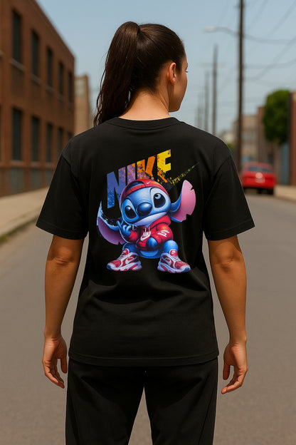 Remera Oversized NK Stich Vibes