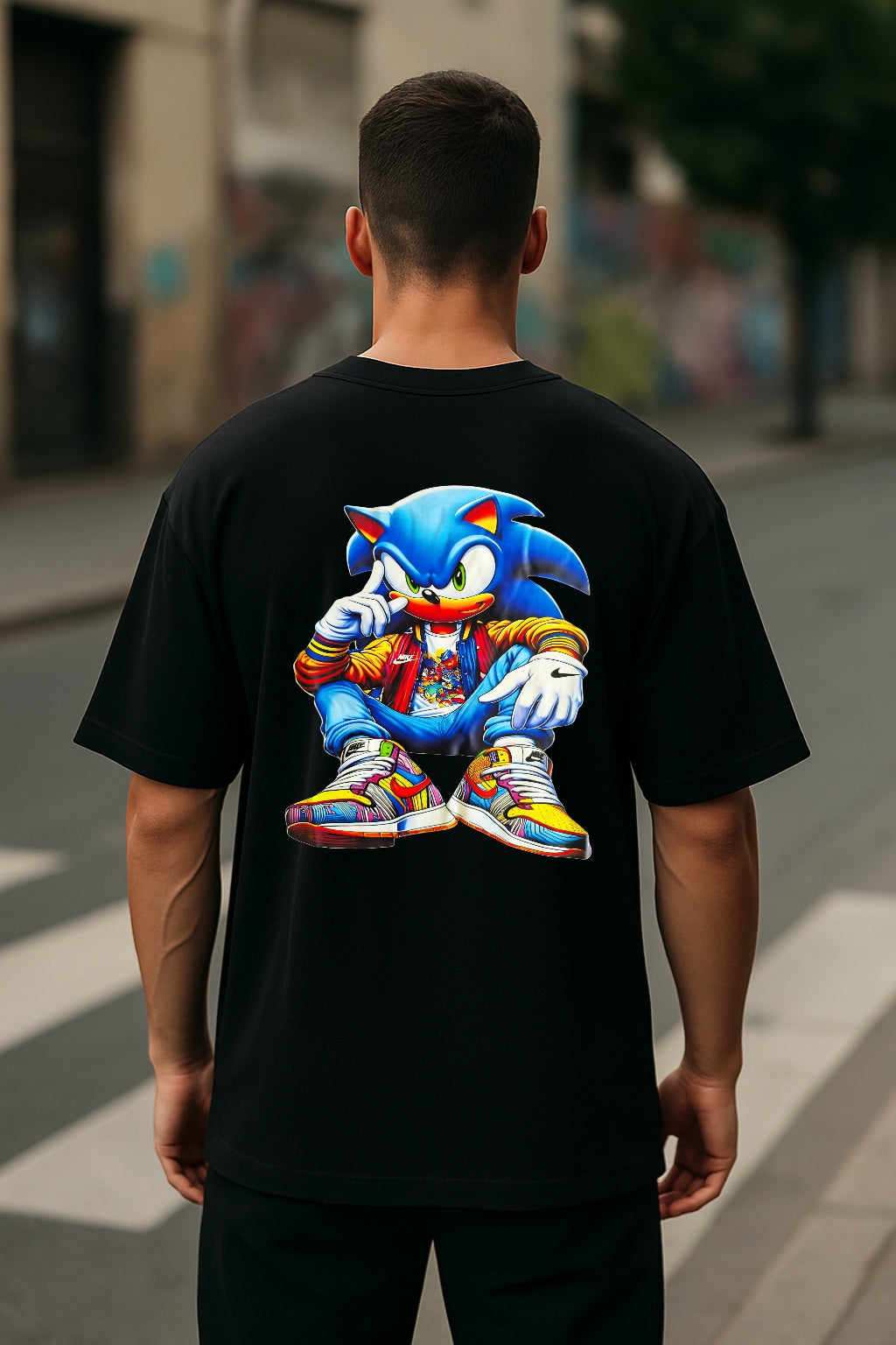 Remera Oversized NK Sonic Flow