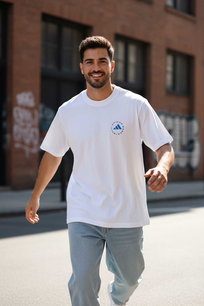 Remera Oversized ADI Basketball Court