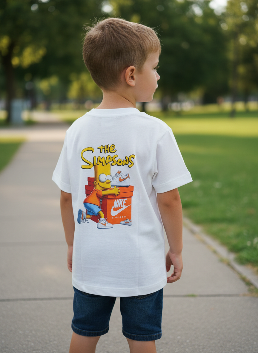 Remera Oversized NK Bart & Sneakers