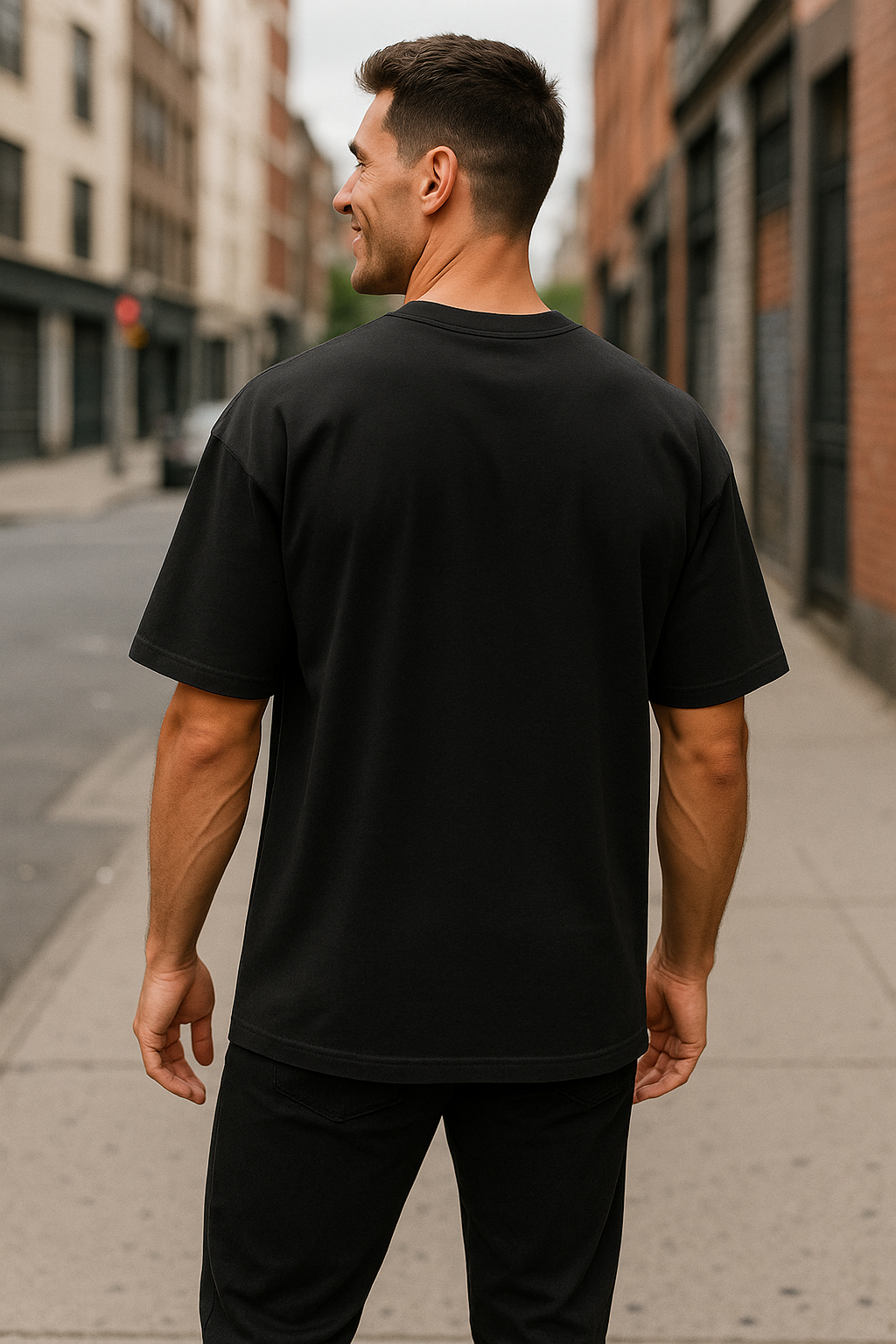 Remera Oversized NK Bordada Shift