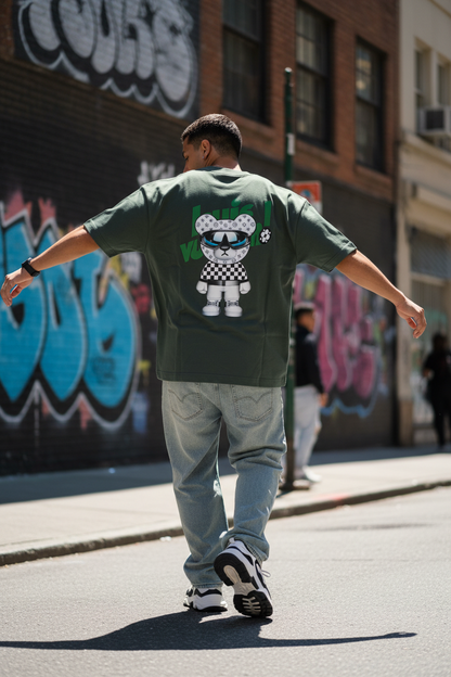 Remera Oversized LV Bear Style
