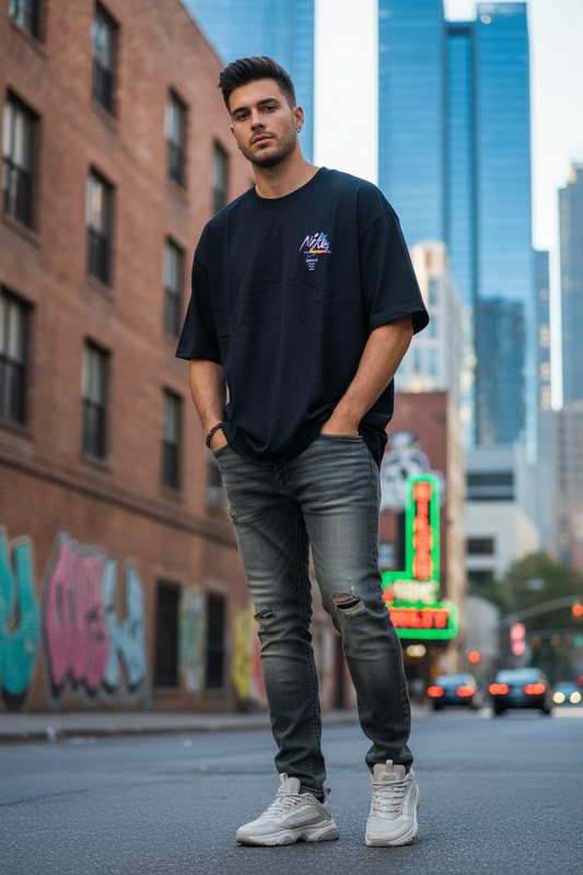 Remera Oversized NK Crazy