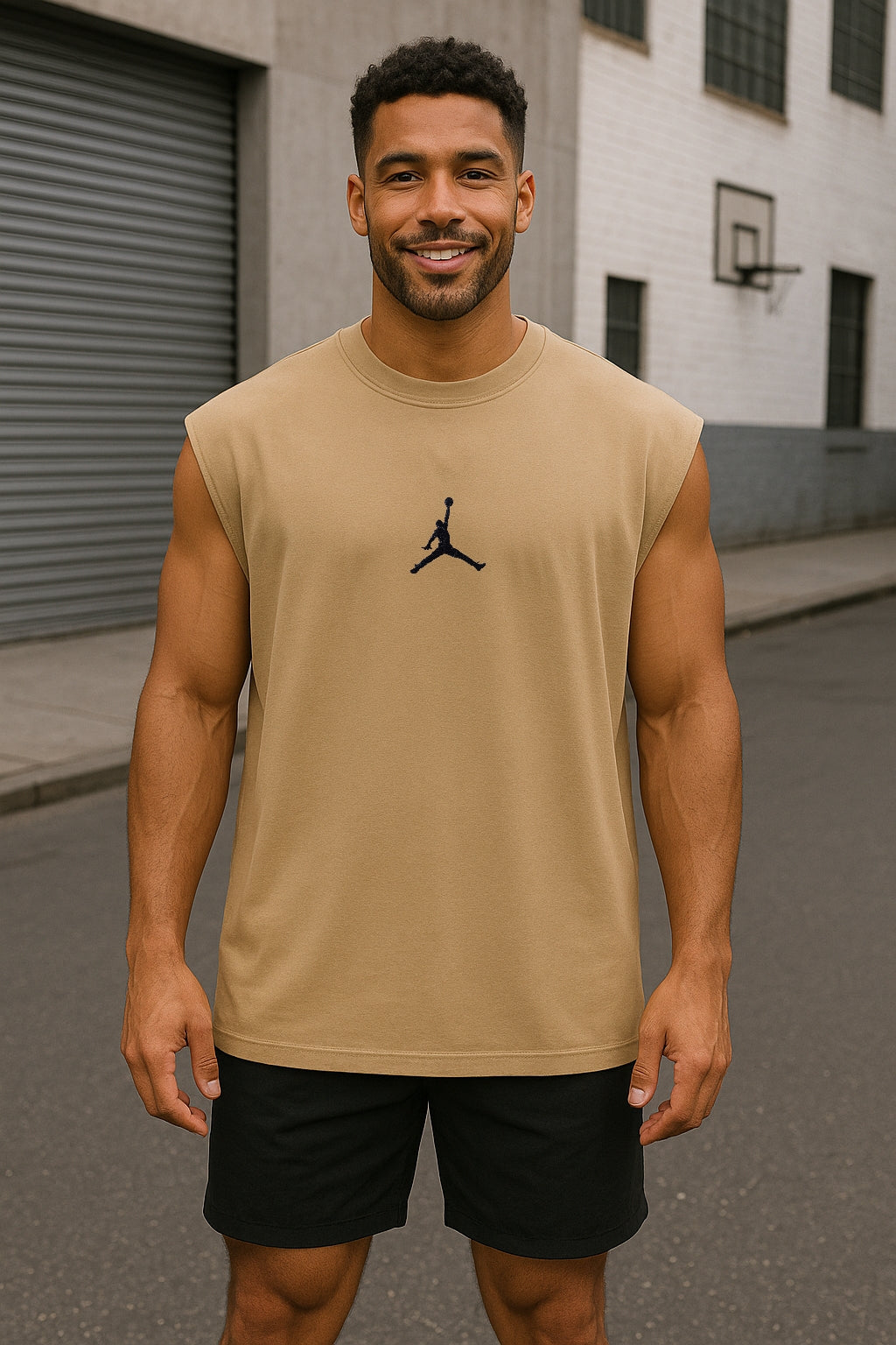 Musculosa Oversized JDN Bordada Apex