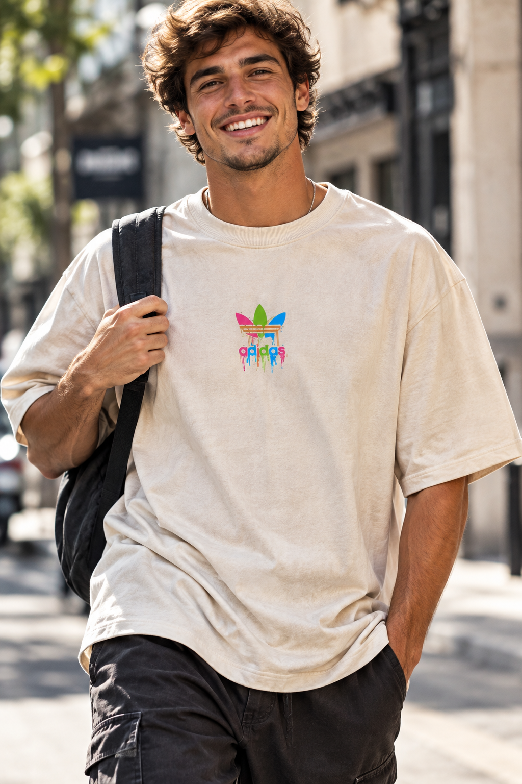 Remera Oversized ADI Meltdown