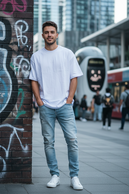 Remera Oversized ADI Bordada Classic