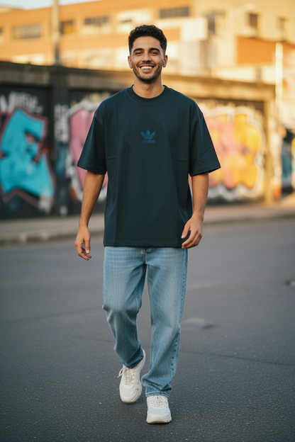 Remera Oversized Bordada ADI Basiq