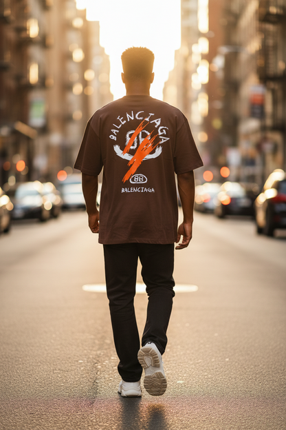 Remera Oversized BLCGA Orange Mark