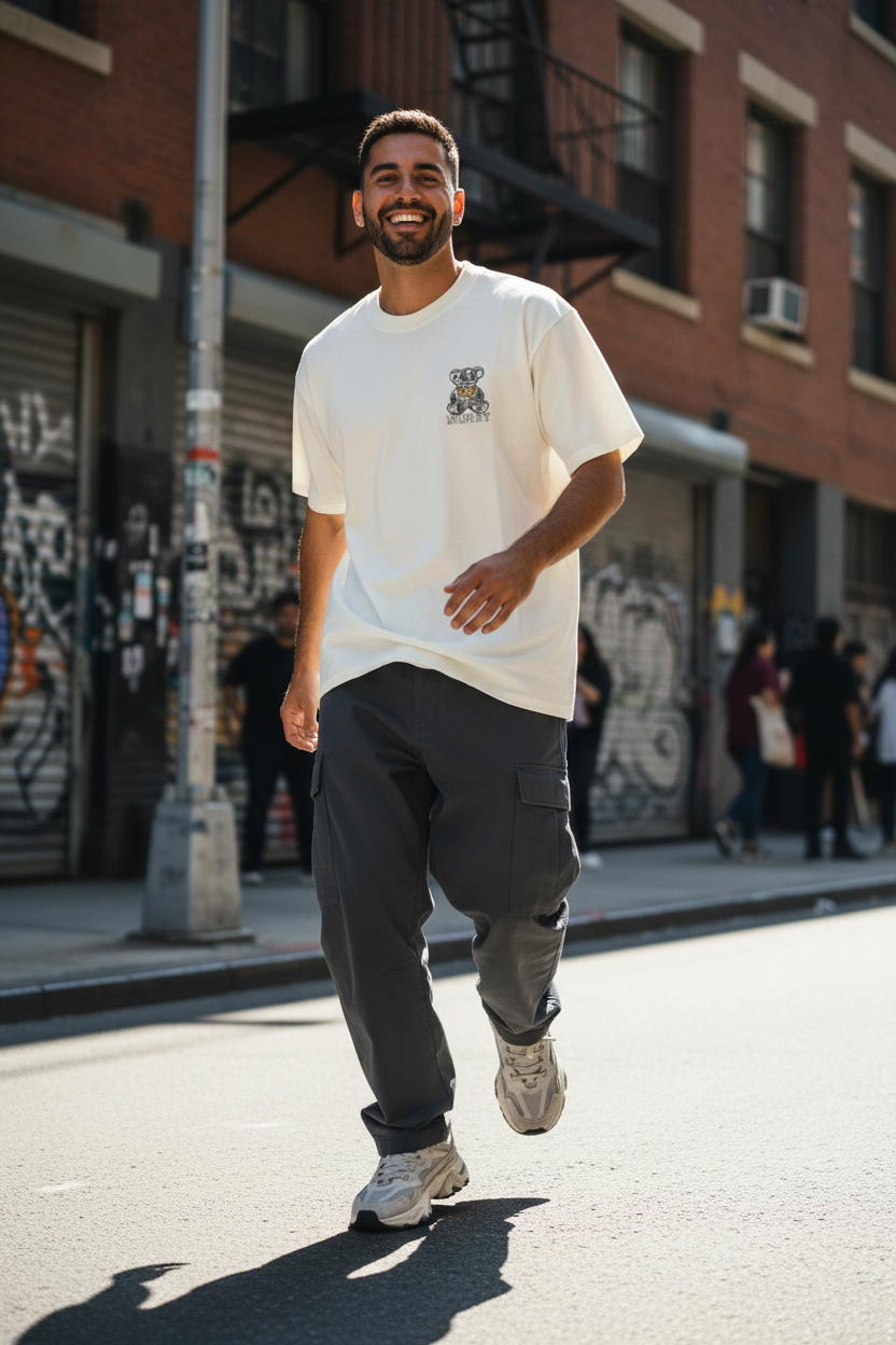 Remera Oversized Money Hustler
