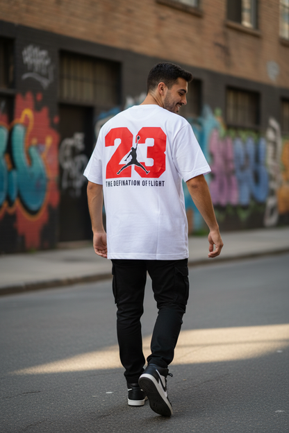 Remera Oversized JDN Flight 23