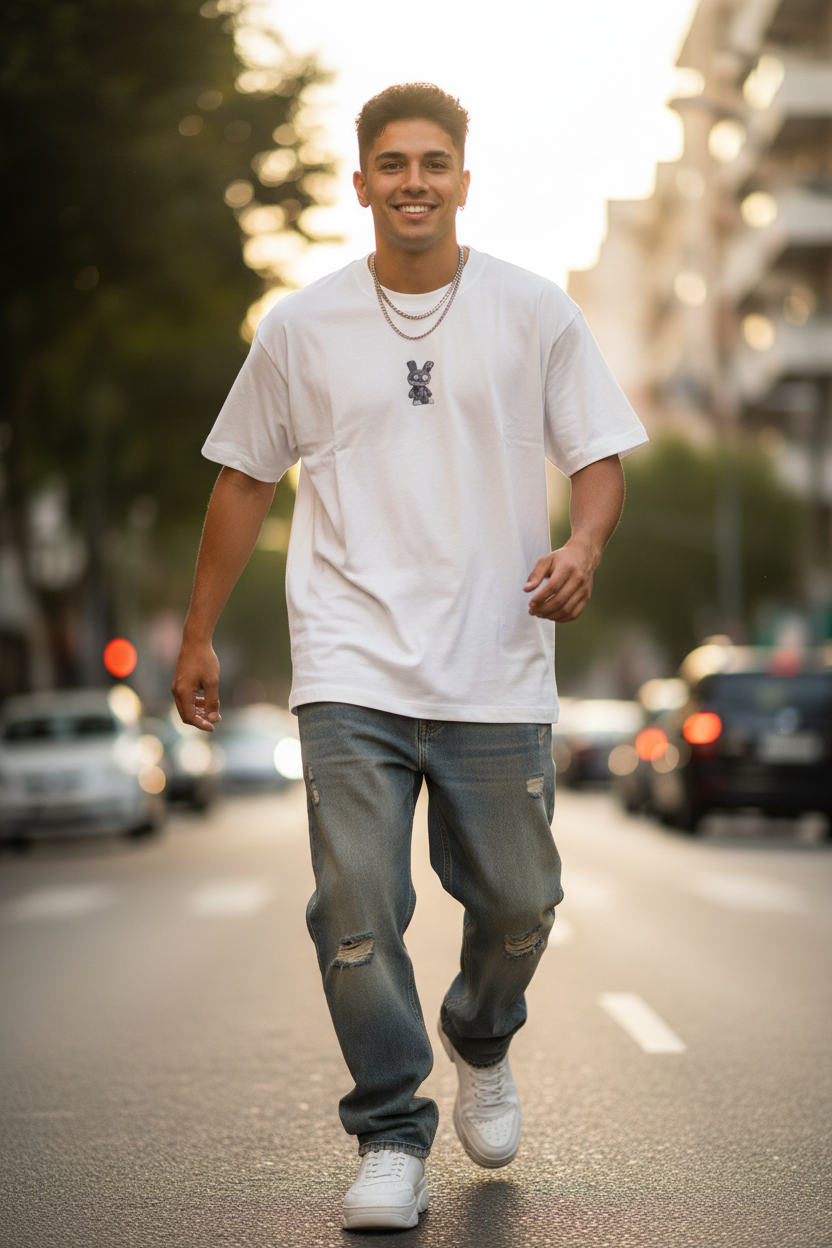 Remera Oversized OFW Enjoy the Action