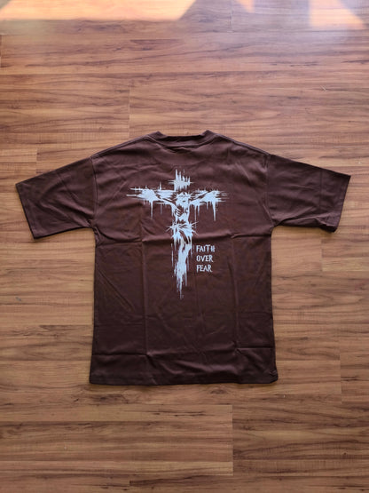 Remera Oversized Faith Over Fear