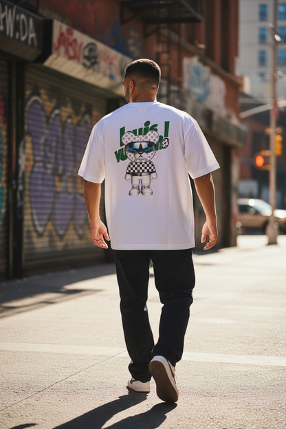 Remera Oversized LV Bear Style