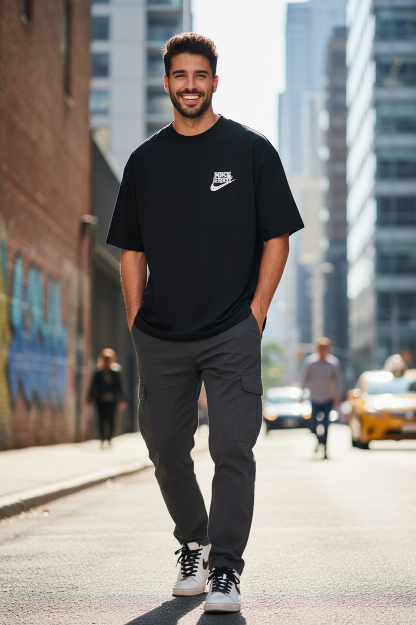 Remera Oversized NK Street Art