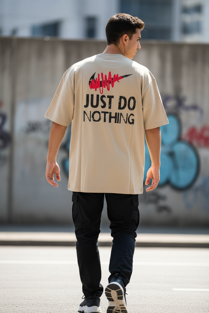 Remera Oversized NK Do Nothing