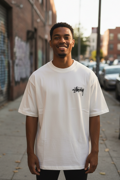 Remera Oversized STSSY Rack 'em up