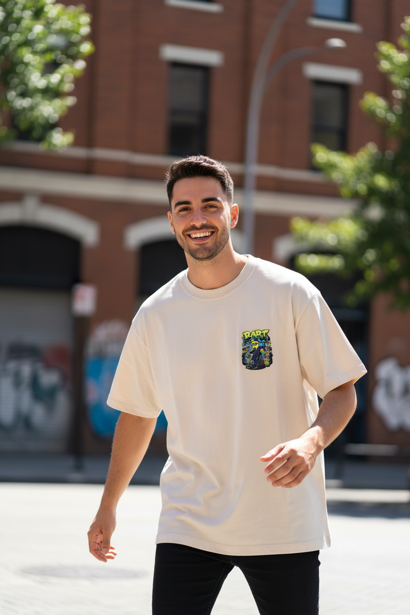 Remera Oversized NK Bart Rebel