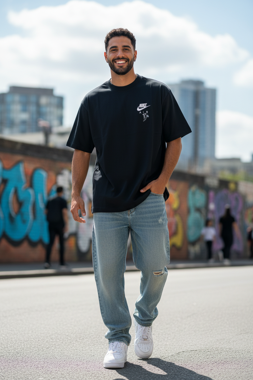 Remera Oversized NK Air Angel