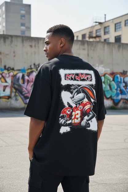 Remera Oversized OWht Rugbier Bugs