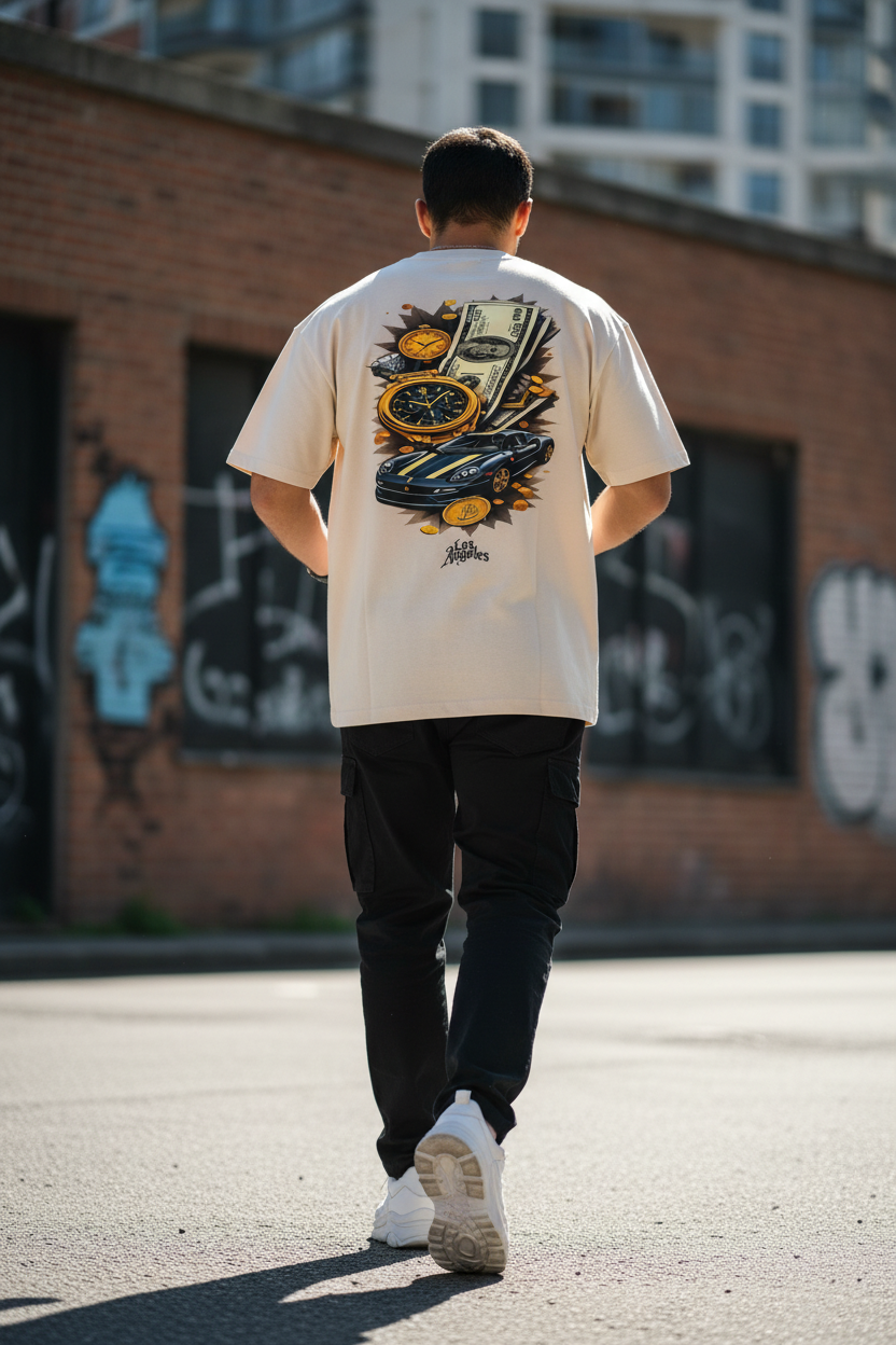 Remera Oversized LA Billionaire