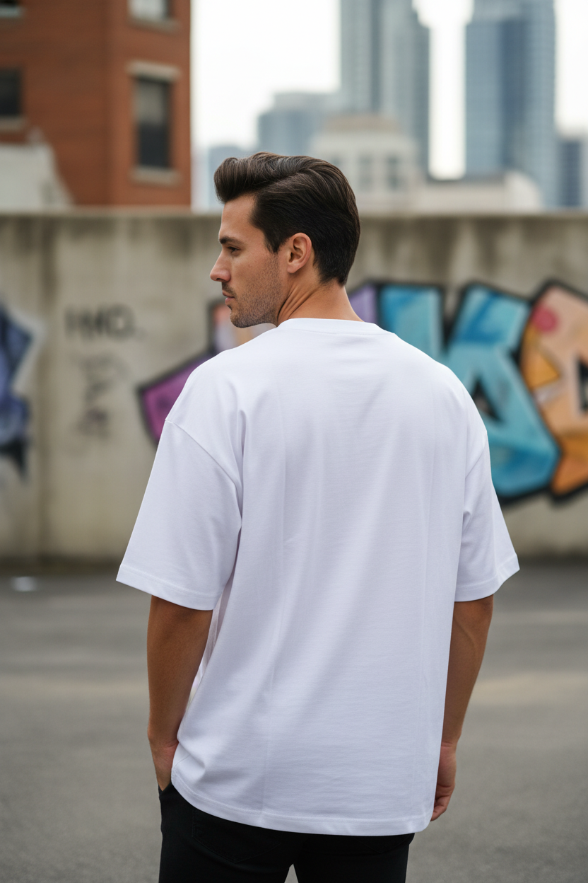 Remera Oversized ADI Bordada Classic