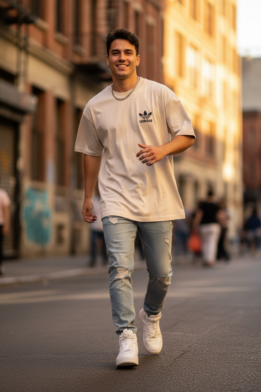 Remera Oversized ADI Shadow