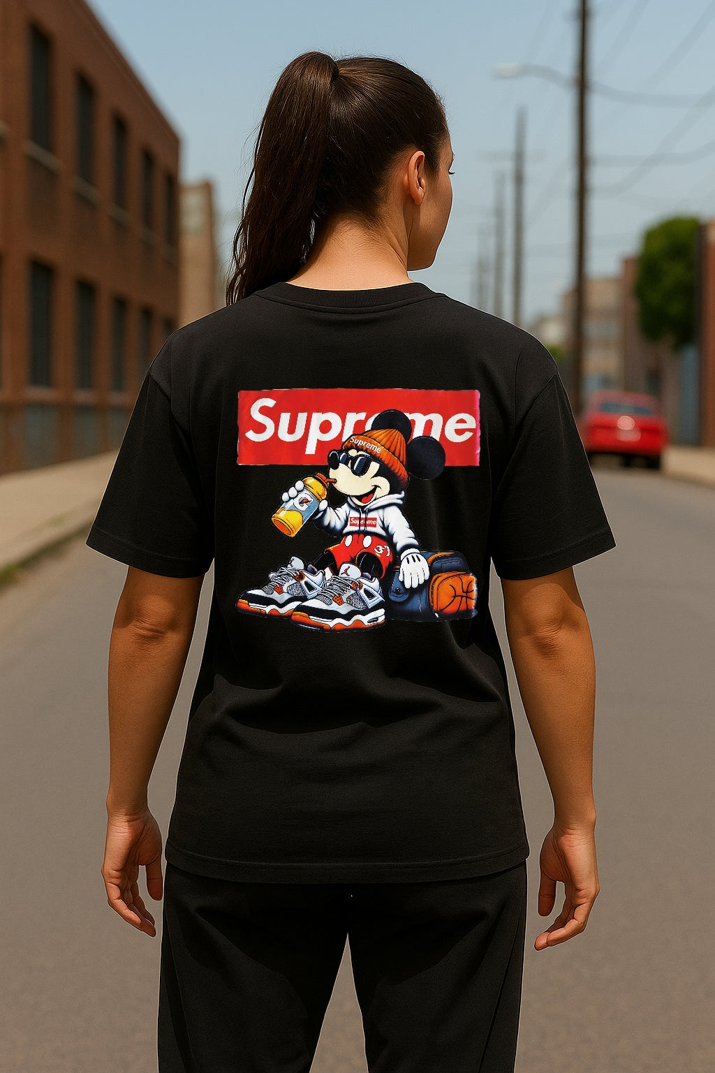 Remera Oversized SUPRM Icon Clash