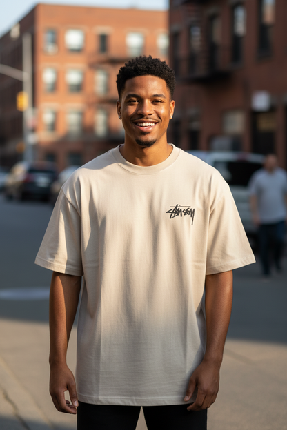 Remera Oversized STSSY Rack 'em up