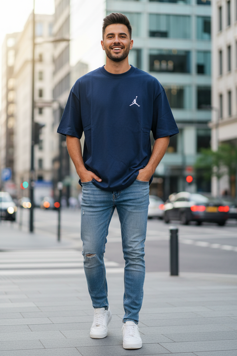 Remera Oversized JDN Flight On