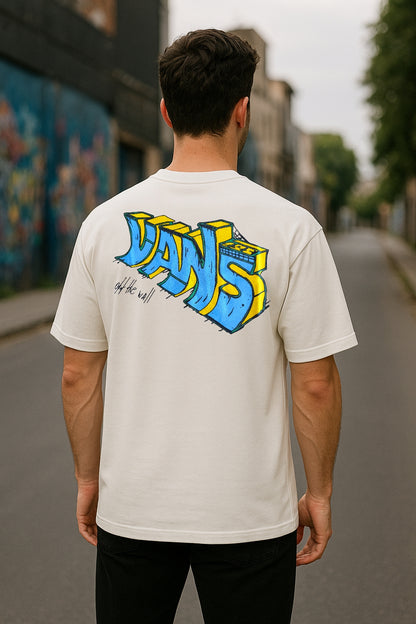 Remera Oversized VNS Wall Script