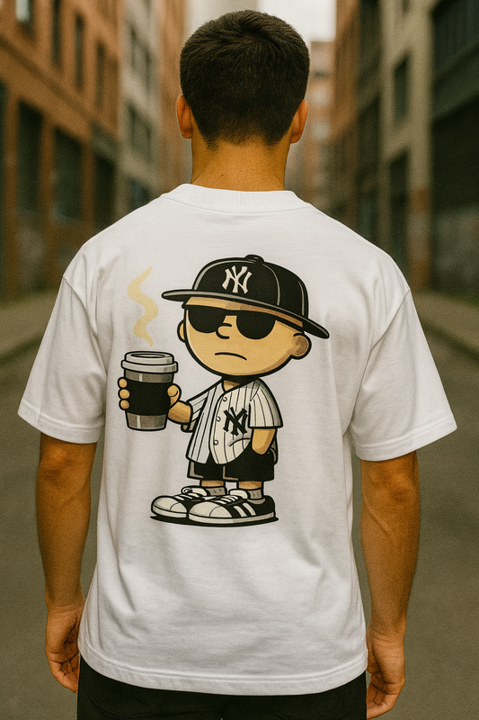 Remera Oversized NE Coffee & Hustle